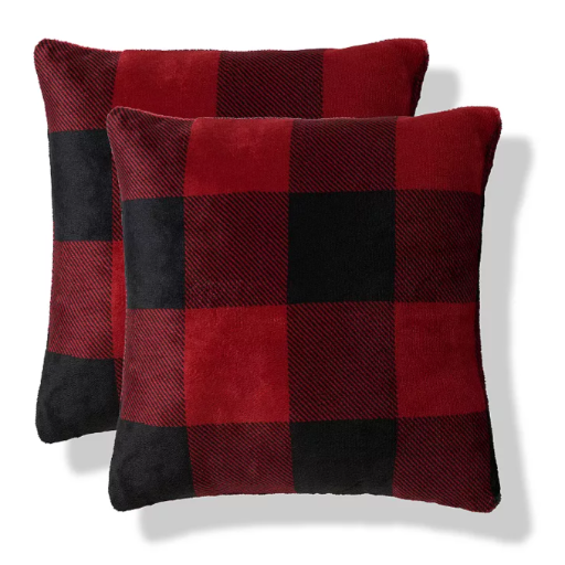 The Big One Printed Plush Throw Pillow Set (2-Pack)
