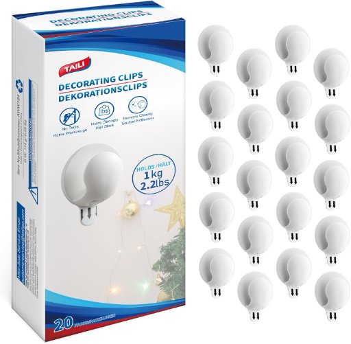 TAILI Christmas Light Clips