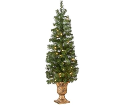 National Tree Company Pre-lit 4' Artificial Tree w/ Pre-Strung Lights