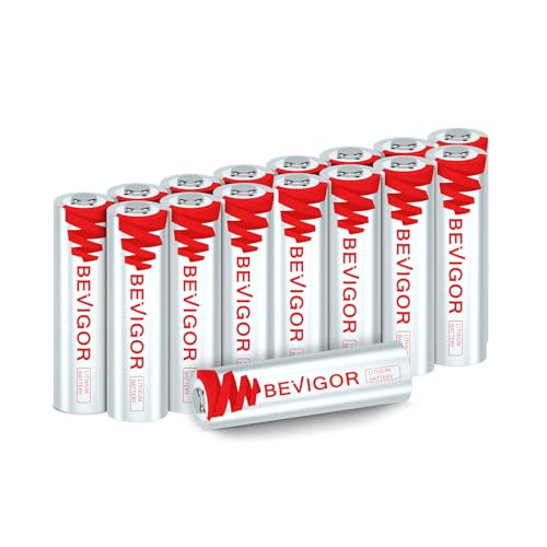 Bevigor AA Lithium Batteries 16-Pack