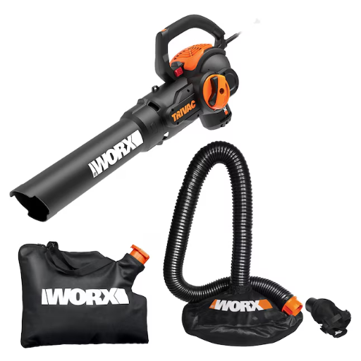 WORX Trivac Corded Electric Handheld Leaf Blower