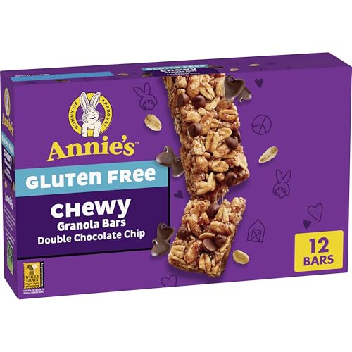 Annie's Gluten Free Chewy Granola Bar, Double Chocolate Chip 12 Bars Deal