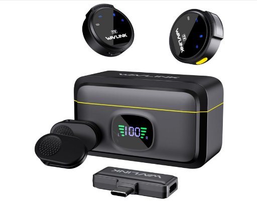 Wavlink Wireless Lavalier Microphone for iPhone & Android