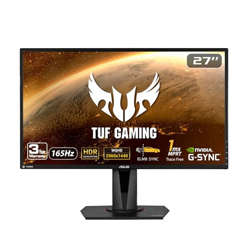 ASUS TUF 1440p 165Hz 1ms IPS HDR Gaming Monitor