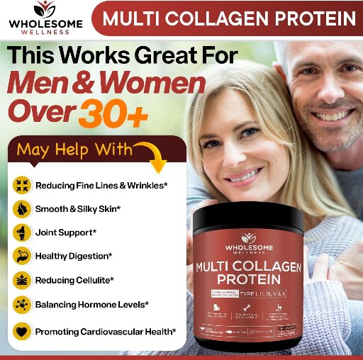 Wholesome Wellness Multi Collagen Protein Powder, 58 Servings