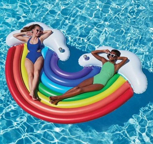 Member's Mark 2-Person Rainbow Float
