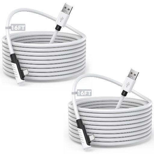 Two-Pack of 16ft VR Link Cables for Meta Quest 2/3