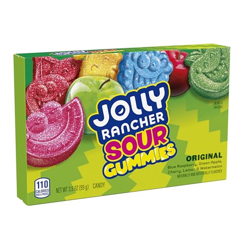 Jolly Ranchers Fruit Flavored Sour Gummies Candy Box 3.5oz