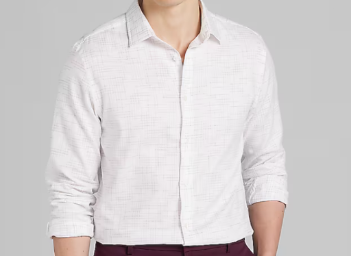 Awearness Kenneth Cole Men's ChillFlex Slim Fit Button Up Shirt