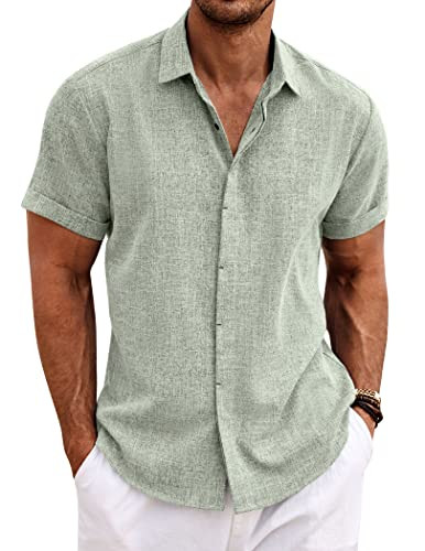 COOFANDY Men’s Linen Shirts
