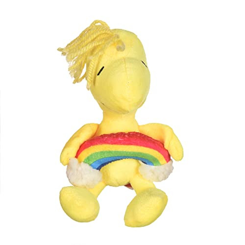 PEANUTS Love Woodstock Rainbow Squeaker Pet Toy