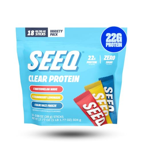 SEEQ Clear Protein Powder Sample Pack