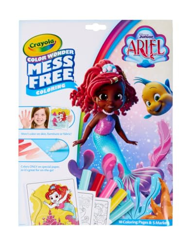 Crayola Color Wonder Disney Junior Ariel Mess Free Coloring Pages