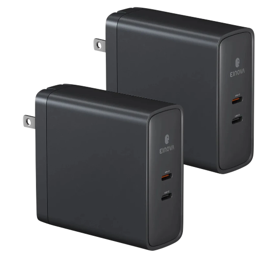 Einova Polaris Dual-Port 140W USB-C Charger 2-Pack