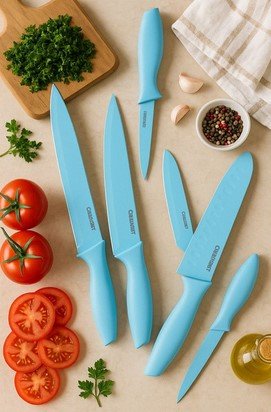 10-Piece Soft Touch Knife Set