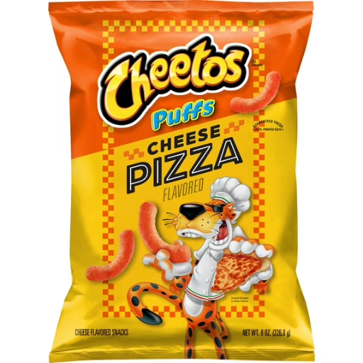 Cheetos Cheese Pizza Puffs Snack Bag