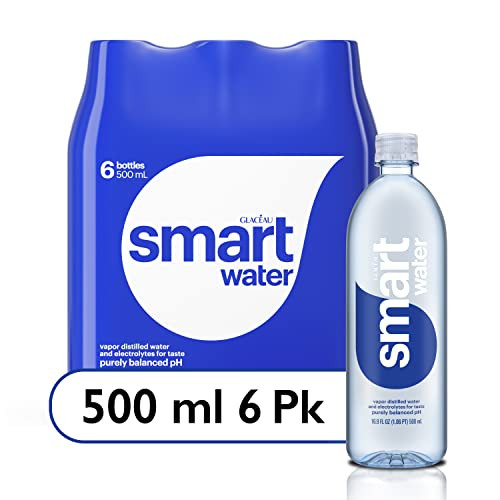 Smartwater Vapor Distilled Premium Water Bottles (6-Pack)