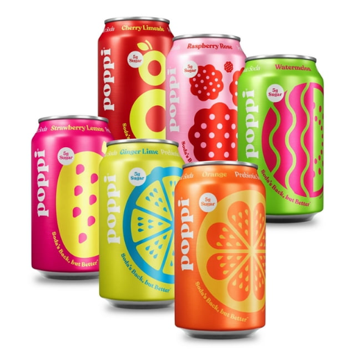 Poppi Prebiotic Soda Fun Favs Variety Pack