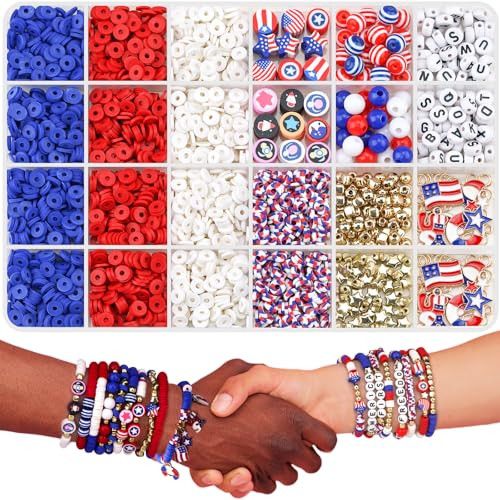 Gionlion Patriotic Bracelet Making Kit