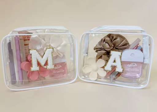 1Pcs Letters Transparent Bag  
