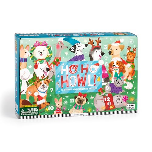 Mudpuppy Ho Ho Howl! 12 Days of Puzzles