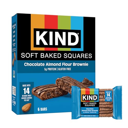 KIND Soft Baked Squares Chocolate Almond Flour Brownie 5-Pack Deal