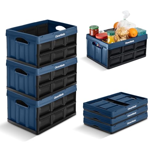 CleverMade Collapsible Storage Bins 32L 3 Pack Deal