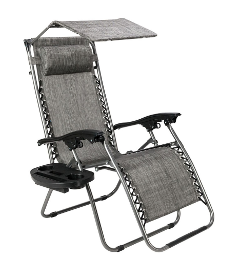 Reclining Zero Gravity Chair with Canopy