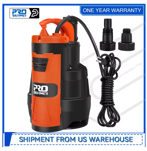 Prostormer 3500 GPH 1HP Submersible Water Pump