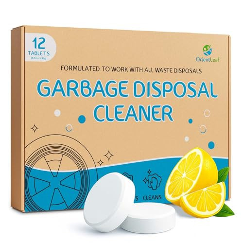OrientLeaf Garbage Disposal Cleaner and Deodorizer Tablets