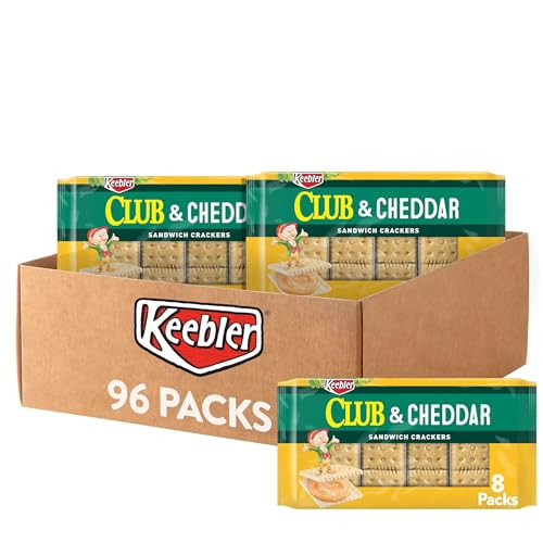 Keebler CLub & Cheddar Sandwich Crackers 96-Pack