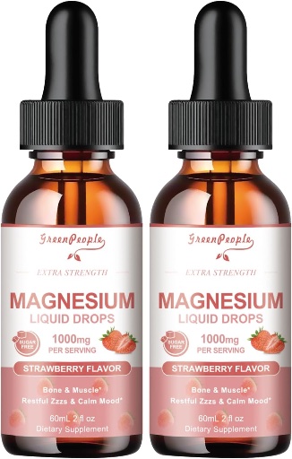 Magnesium Glycinate Liquid Drops 2-Pack