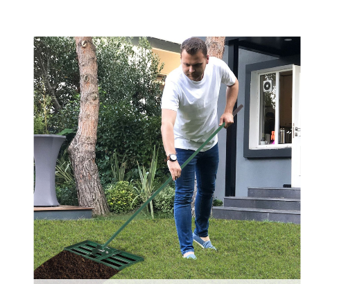 Heavy Duty Lawn Leveling Rake