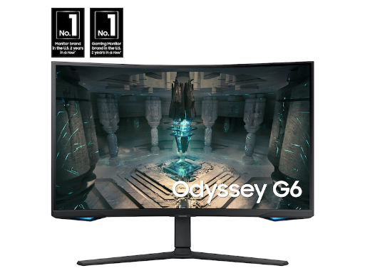 Samsung 27" Odyssey G65B QHD 240Hz 1ms HDR600 Gaming Hub 1000R Curved Gaming Monitor