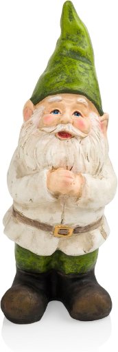 Alpine Gnome Folding Hands Statue