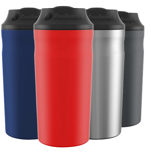 4-Pack: CanKeeper 3-in-1 Vacuum Insulated Can Coolers