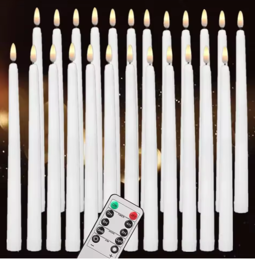 12/24Pcs Flameless Battery Operated LED Flickering Candle