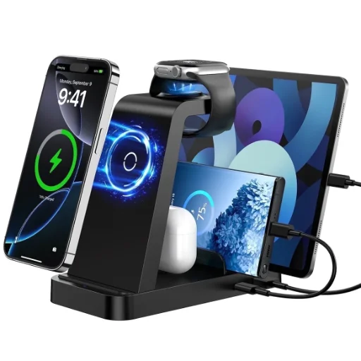 ETEPEHI 5-in-1 Wireless Charging Station