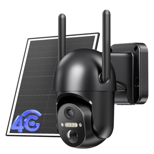 4G LTE Cellular Outdoor Wireless Security Camera