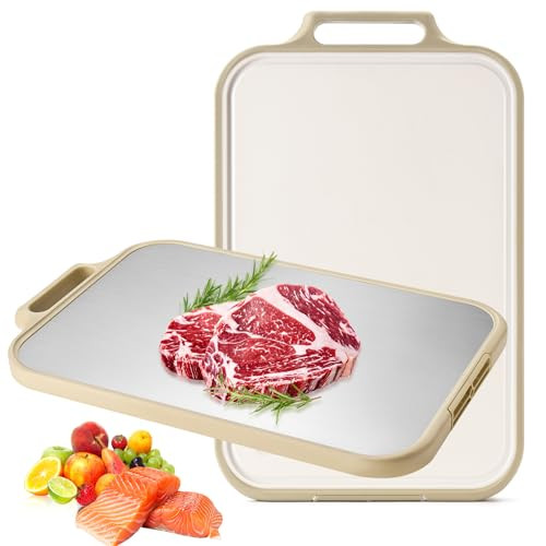 Titanium Cutting Board with Stand-Up Design
