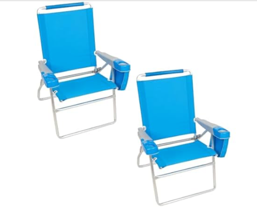 Rio Beach Folding Beach Chair 2-Pack