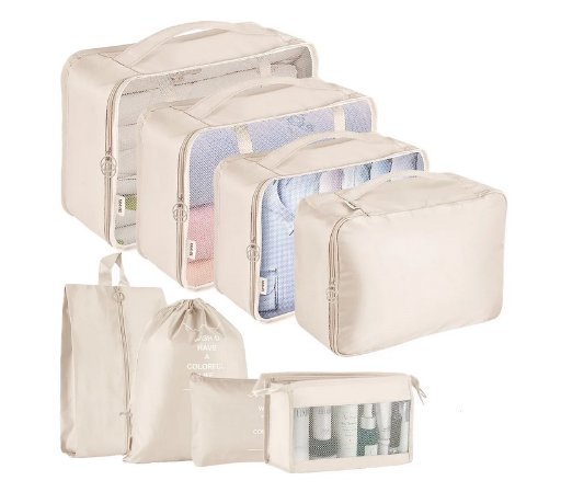 Koovon 8 Pc Packing Cubes