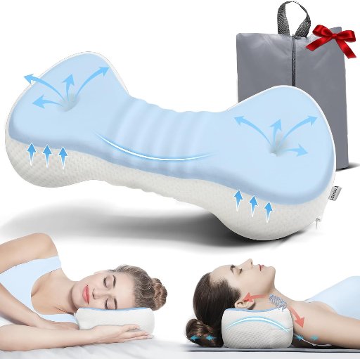 Small Cervical Neck Roll Pillow Memory Foam