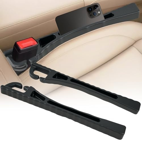 2PCS Car Seat Gap Filler (Universal, Black)