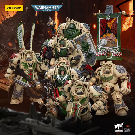 JOYTOY Warhammer 40k 1/18 Action Figures Anime Dark Angels Deathwing Strikemaster Deathwing Knight Master Model Toys