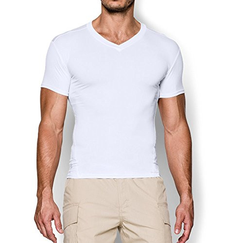 Under Armour Men's Heatgear Tactical V-neck Compression Short-sleeve T-shirt