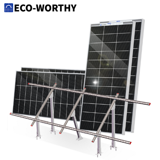 ECO-WORTHY 780W Watt Bifacial Solar Panel & Mounting Bracket