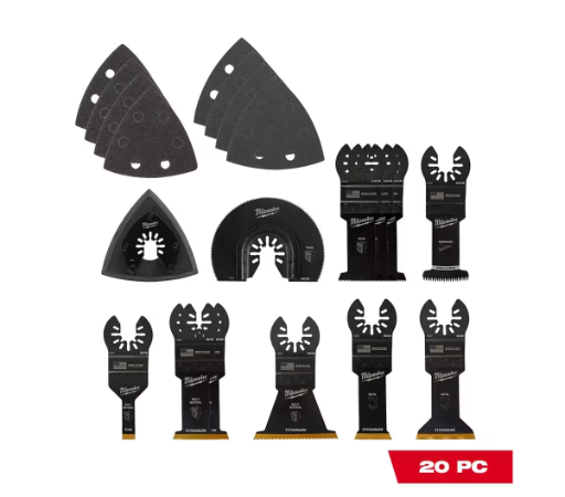 Milwaukee 20-Piece Oscillating Multi-Tool Blade Kit