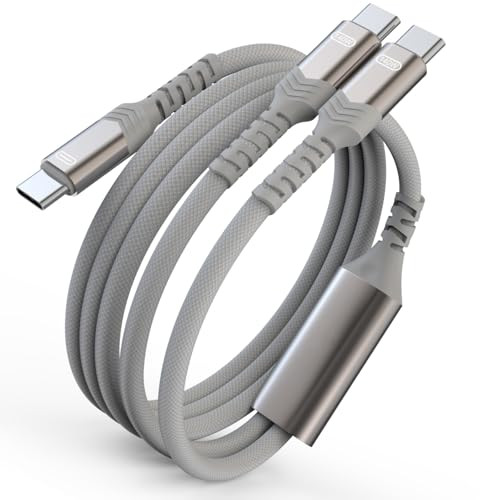 Versatile 2-in-1 USB C Cable
