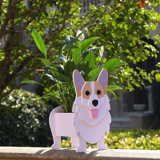 Corgi Shape Plant Container